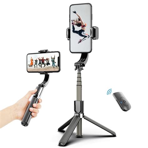 revolving selfie stick|gimbal stabilizer selfie stick.